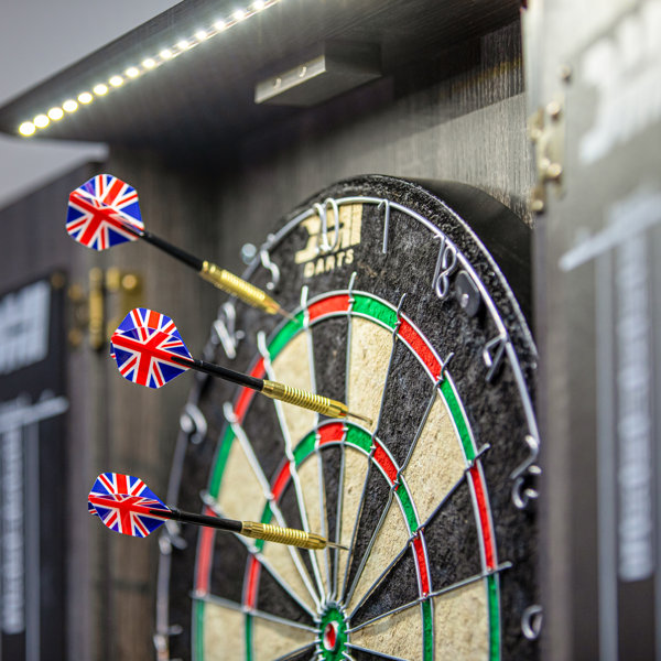 DMI Sports Indoor Bristle Dartboard And Set (Darts Included